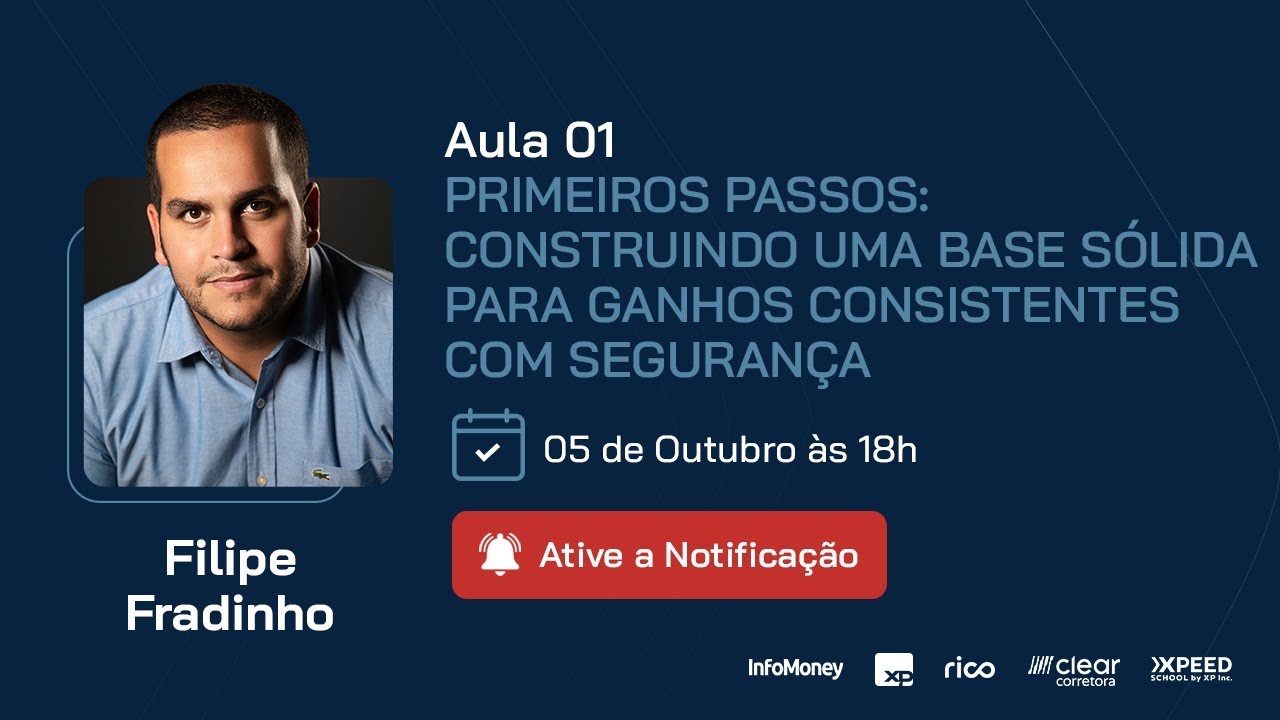 Aula 01: Intensivo Trader Connect – Aula com Filipe Fradinho