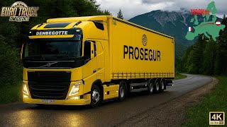 [ETS2]Realistic Driving Volvo FH4 | France to Austria | Reshade | POV Drive 4K + Wheel Cam | Part3