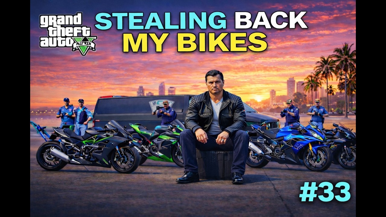 ⚠️STEALING BACK MY BIKES ‼️🥷🏻👑😈‼️IN GTA 5 (2026) #gta #gamer #gta5gameplay