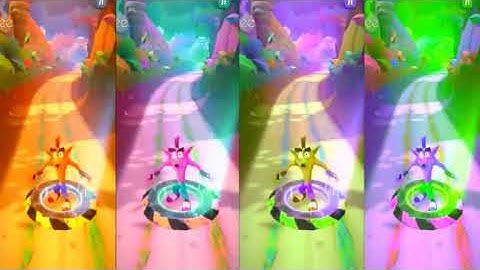 Sonic Dash vs Crash Bandicoot On the Run! - Gameplay Walkthrough (Android)