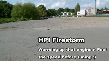 HPI Firestorm Pre Tuning Warm up