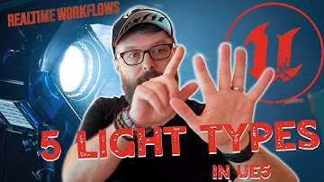 Unreal Engine Lighting Basics | 5 Main Types of Lights Explained
