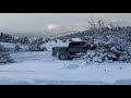 Ford ranger raptor snow drift