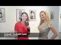 Consuelo VANDERBILT Costin interview for Fashion TV @ VITAL AGIBALOW for HENSEL Solo Exhibition