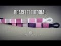 Striped Macramé Bracelet Tutorial by Macrame School