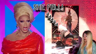 Pixie Polite Vs Black Peppa Queen Falls - Rupauls Drag Race Uk Lip Sync Reaction