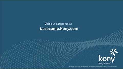 Data Panel in Kony Visualizer