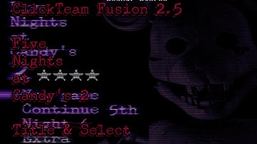ClickTeam Fusion 2.5 - Five Nights at Candy