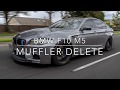 BMW F10 M5 Muffler & Resonators delete (PureM5 )