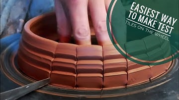 Easiest way to make test tiles on the wheel