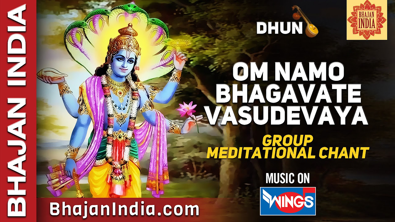 Om Namo Bhagavate vasudevaya   Group Meditation Chants   Very Peaceful Music  Krishna Mantra