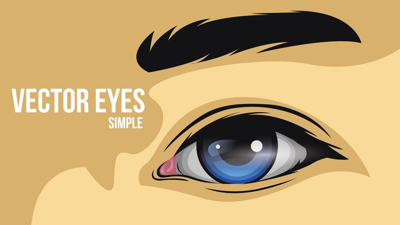 Download How to create a simple eye vector - YouTube