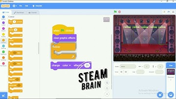 How to make a Party Backdrop in Scratch! Concert stage.