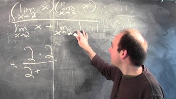 What is the limit of a quotient? - Week 1 - Lecture 11 - Mooculus