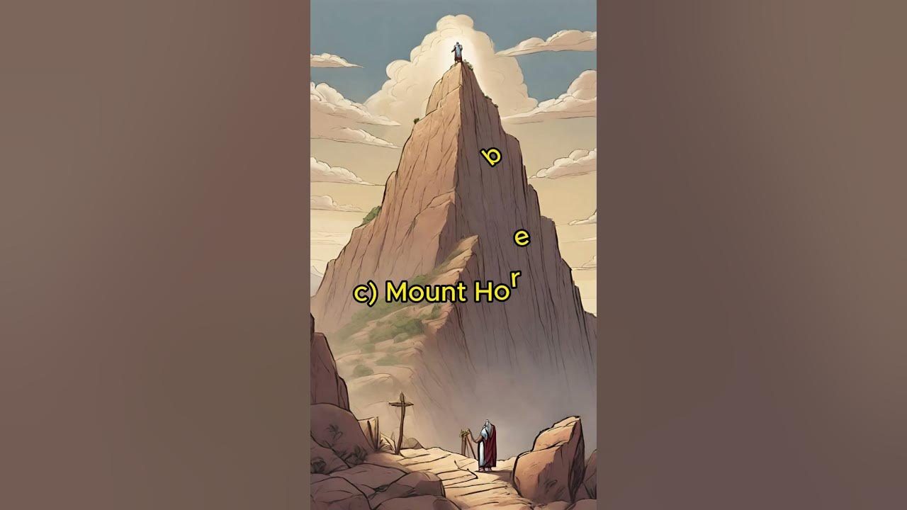 What mountain did moses climb to receive the ten commandments from god