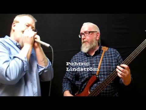 Chicken Shack Blues - Pat & Hawk plays harmonica and bass guitar