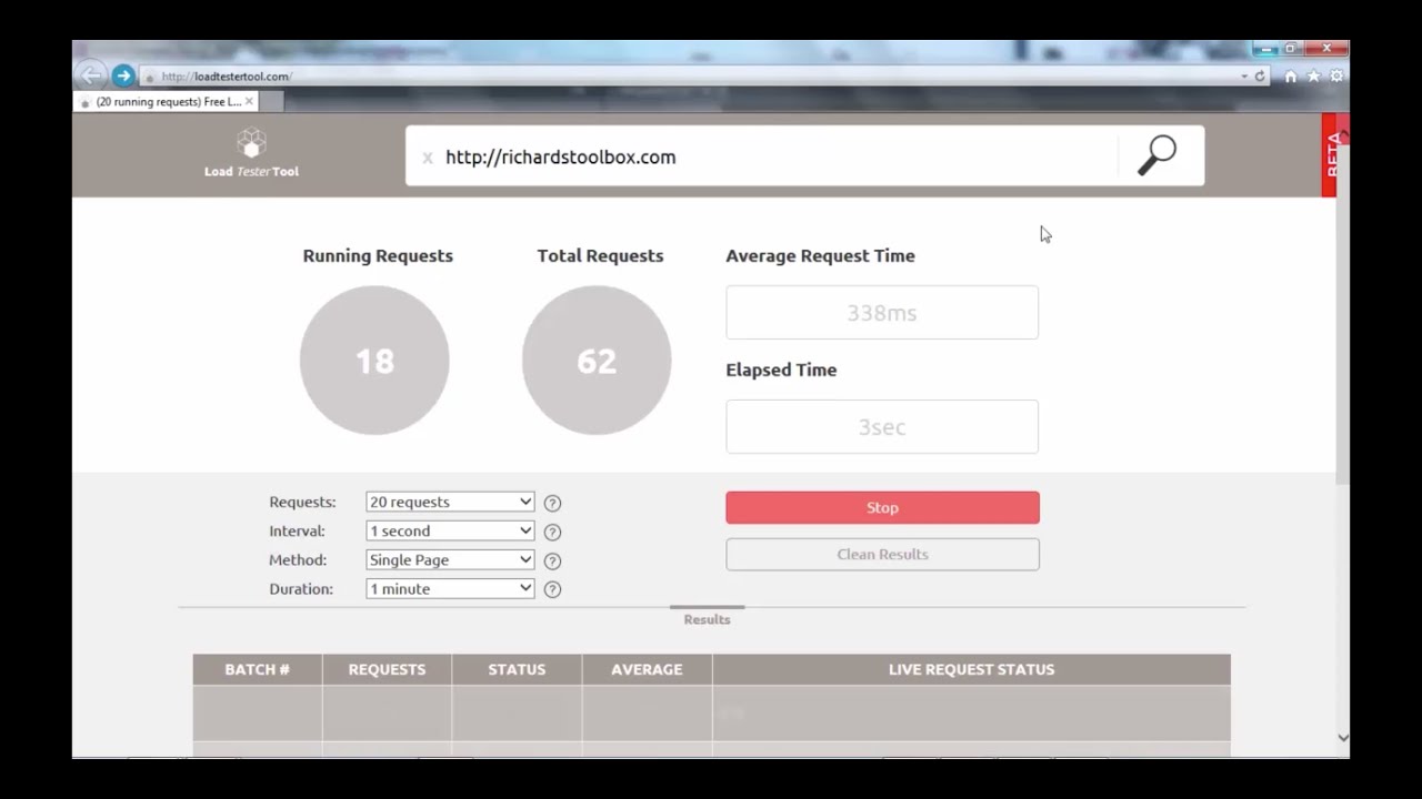 Load Tester Tool: simulate website traffic - YouTube