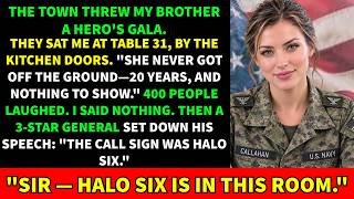 She Never Flew A Day, My Brother Mocked Me To The Crowd—Until A Three-Star General Stood Up…