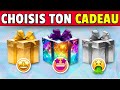 Choisis ton cadeau  or diamant ou argent  burger quiz