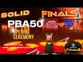 حفل افتتاح نهائيات PBA50 انطلاقة تاريخية لكأس المفوض 
