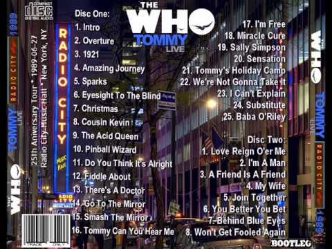 『ＴＨＥ ＷＨＯ／ＴＯＭＭＹ，Ｎｅｗ Ｌｉｖｅ’８９』【新品・未開封２枚組ＬＤ】 The Who Live Featuring Tommy 1989 (Remaster from LaserDisc to DVD