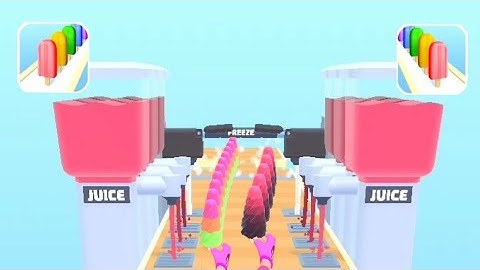 Popsicle Stack||New Gameplay (iOS & Android) Walkthrough part 35