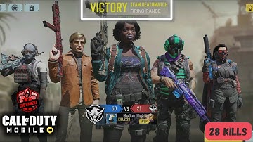 COD MOBILE | TEAM DEATHMATCH FIRING RANGE GAMEPLAY 2022| TOTAL GAMING