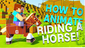 How To Animate Riding A Horse - Mine-imator Tutorial