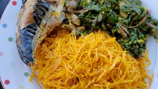 How to Make Abacha WITHOUT Potash | Abacha Enugu State without Potash | Fried African salad recipe