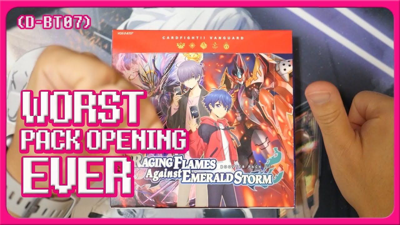 raging flames against emerald storm booster box Cardfight!! Vanguard - VGE-D-BT07 - Raging Flames Against Emerald Storm  Booster Box main image 1