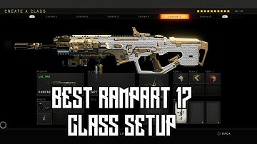136 KILLS WITH THIS OVERPOWERED SETUP! RAMPART 17 BEST CLASS SETUP! (BLACK OPS 4)