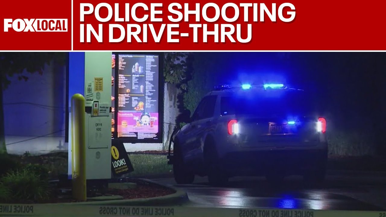 Man shot by Detroit police in McDonald's drive-thru
