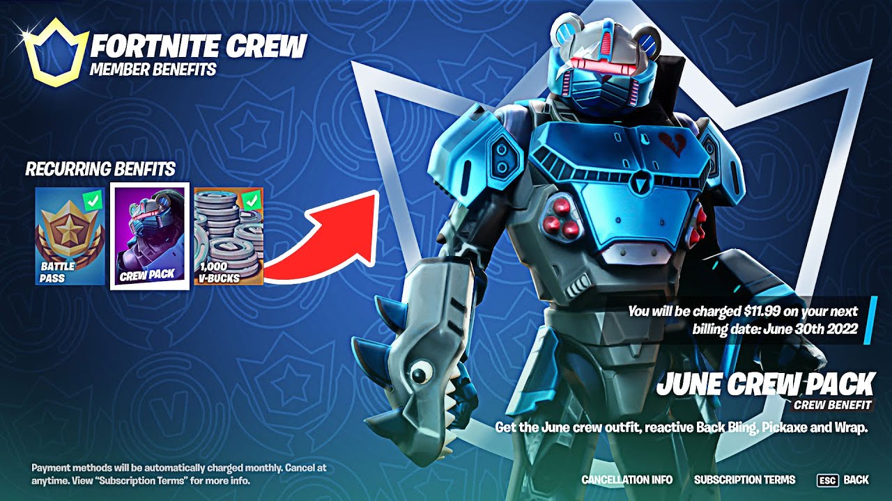 ?NUEVO CLUB de FORTNITE JUNIO 2022❓ **Skin, Trailer**? - YouTube