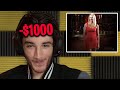 Giving $1000 to the first viewer that makes me laugh