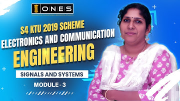S4 KTU 2019 Scheme QP Solution | ECE | SIGNALS & SYSTEMS  | ECT 204 | MODULE 3 | 2023 | ONES