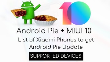 Xiaomi Android Pie Update | List of Xiaomi Phones to get Android Pie Update