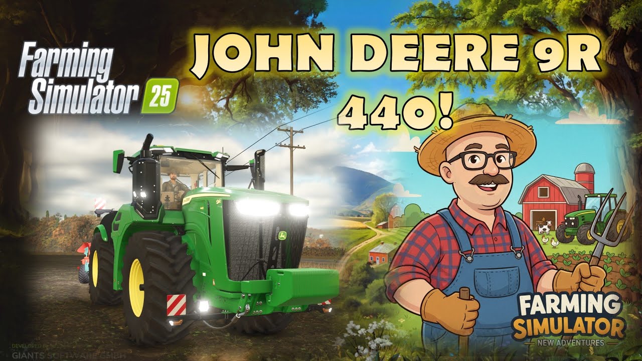 Farming Simulator 25 - Apresentando o John Deere 9R 440!