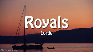 Royals - Lorde (Lyrics) Resimi