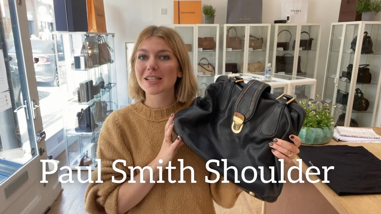 家具 VINTAGE PAUL SMITH SHOULDER POACH BAG Paul Smith Multicolor Leather Swirl Shoulder Bag large | eBay