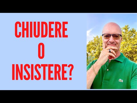 Video: Chiudere o chiudere?