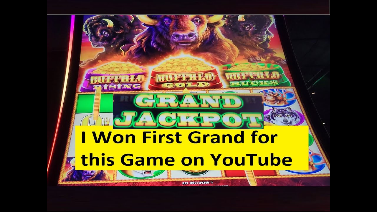Insane Grand Jackpot Handpay on $4  Bet!! Buffalo Triple Power Slot