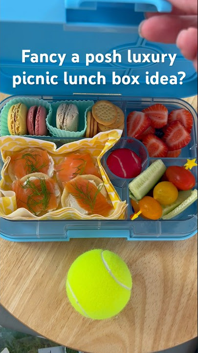 Crown lunch box idea RED WHITE BLUE