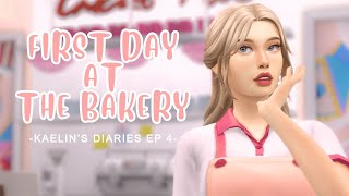 first day at the bakery🎀, an accident & unexpected customer | Kaelin's Diaries (EP 4)