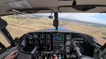 First Landing in a Month - Knocking the Rust of Pattern Work in the Piper Comanche - Cockpit Video
