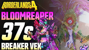True Mode BLOOMREAPER The Invincible in 37s | Dronebreaker Vex Build | Borderlands 4 Raid Boss