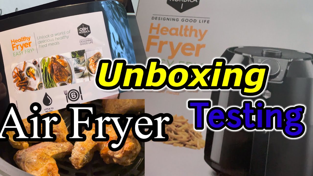 Unboxing OBH Nordica Air Fryer and testing it for the first time|Air fryer  #unboxing#airfryer - YouTube