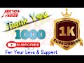 1000 subscribers complete  1k  arya music  film studio