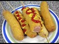 BANDERILLAS / Salchichas empanizadas / CORNDOGS | RECETA FACIL