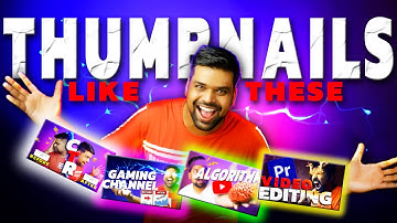 How to Make a Thumbnail for YouTube Videos - Quick and Easy tutorial for Beginners in Photoshop