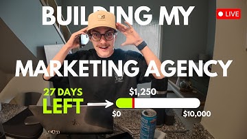 Building a $10K/Month Marketing Agency From Scratch (Live) | $1,250 MRR Progress + Setup Stream 🚀